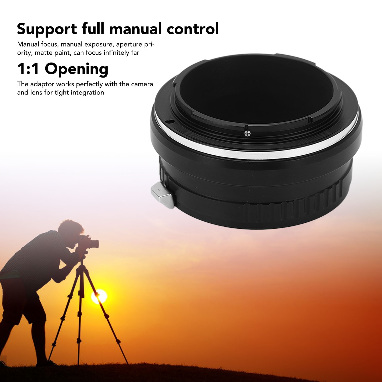 F Mount Lens To Z Mount Adapter FTZ Mount Adapter Anodizing Process for