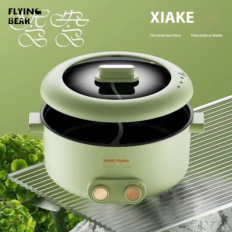 Nồi lẩu điện đa chức năng Gấu bay để nấu ăn, hấp, luộc và hầm