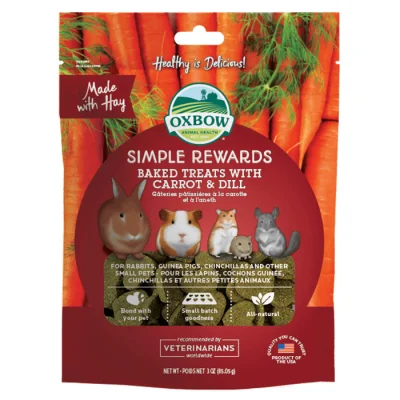 Oxbow Baked Treats with Carrot & Dill 60g