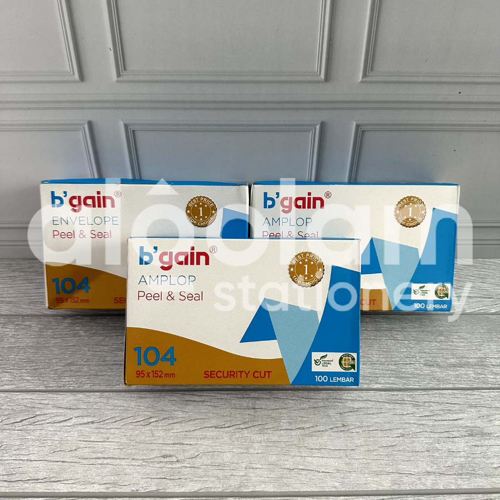 AlQolam SATU PACK ( 100 Lembar x 70 Gsm ) Amplop Sedang Polos BGain 104