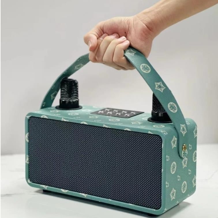 Loa Bluetooth Karaoke Mar-sha M28 Kèm 2 Mic và Loa Bluetooth Karaoke Mar-sha M28 (không Mic)