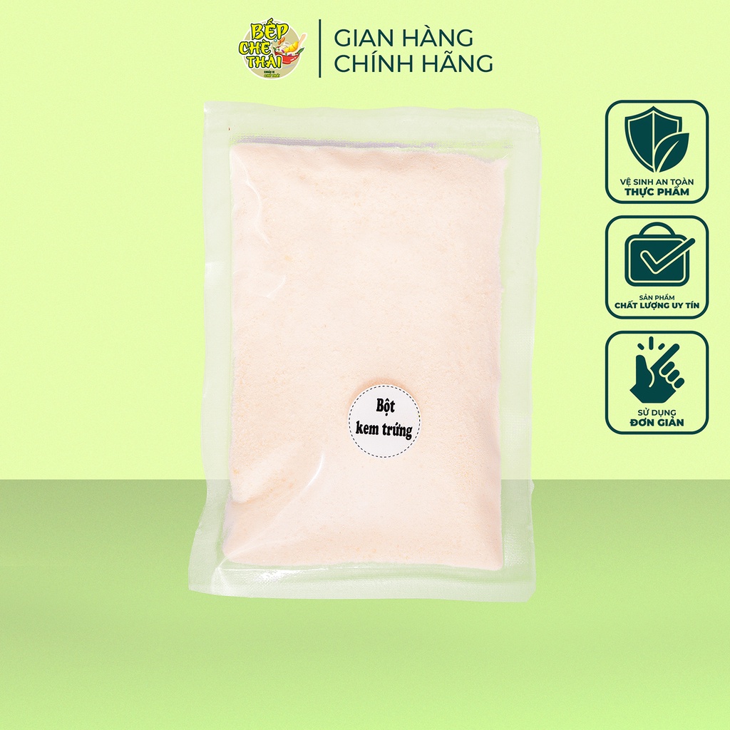 Bột kem trứng - túi 100gr - bếp chè thái