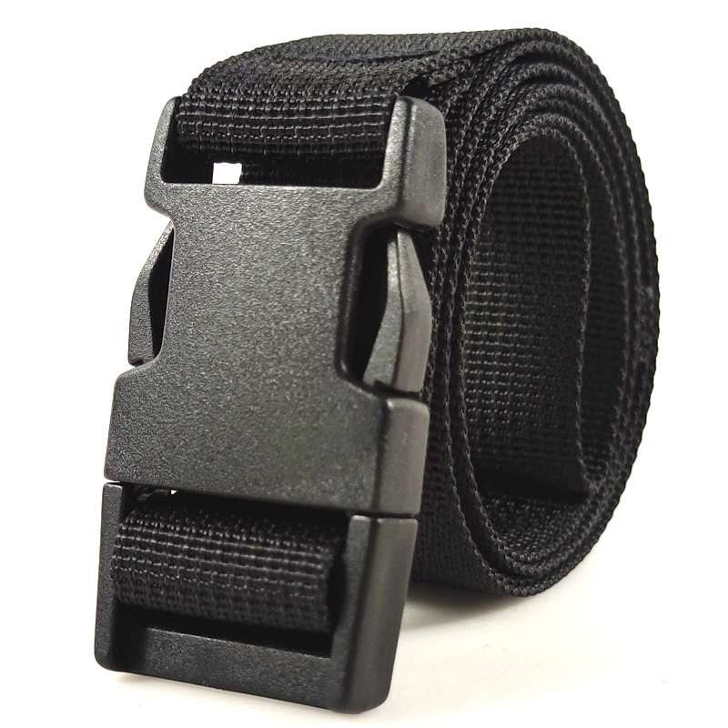 Nhà Máy Tại Chỗ khóa nhựa Giả Nylon Vành Đai Người Đàn Ông Của sinh viên ngoài trời Đào Tạo Kim Loại Miễn Phí Đai huấn luyện quân sự Vải