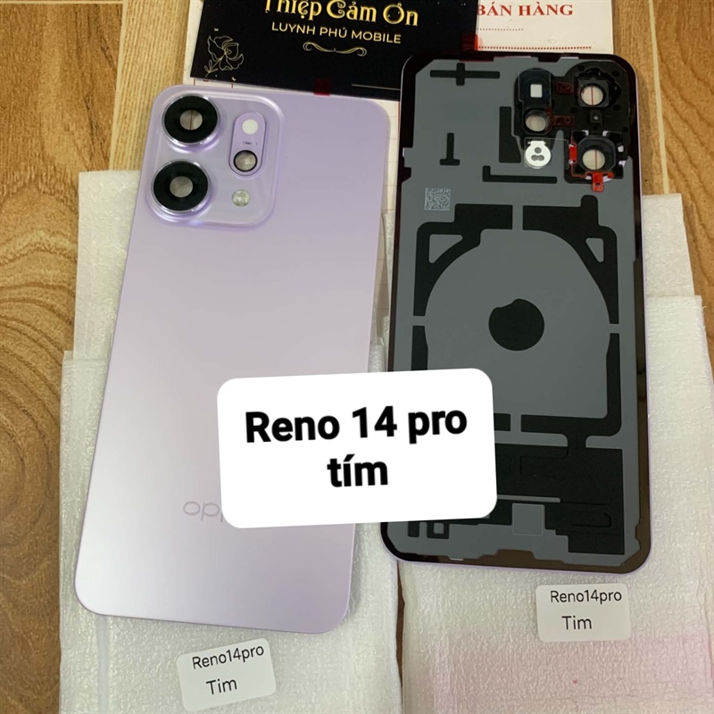 Nắp lưng oppo reno 14 pro 5g có kính camera