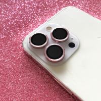 2-3Pcs/Set Metal Ring Camera Lens Protector Cover For iPhone 16 15 Pro Max 14 13 11 Pro Max 14 15 Plus 12 Mini Tempered Glass Camera Lens Film