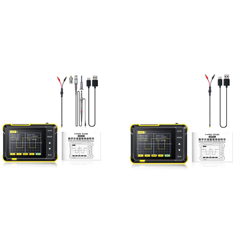 T3FNIRSI Oscilloscope 152 Handheld Mini Oscilloscope Portable Digital Oscilloscope for Beginners Teaching and Repairing