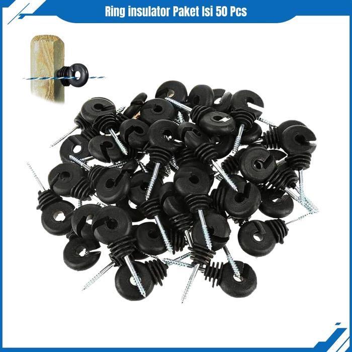 PROMO RING INSULATOR UNTUK JALUR KAWAT PAGAR LISTRIK KEJUT ISI 50 - Sanjaya02 Harga  195,000 Ringgit*Penghantaran Percuma