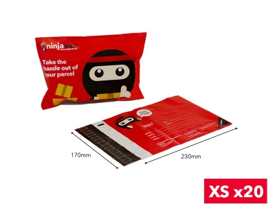 Ninja Packs XS (bundle of 20) | Postage-paid Polymailers by Ninja Van Singapore