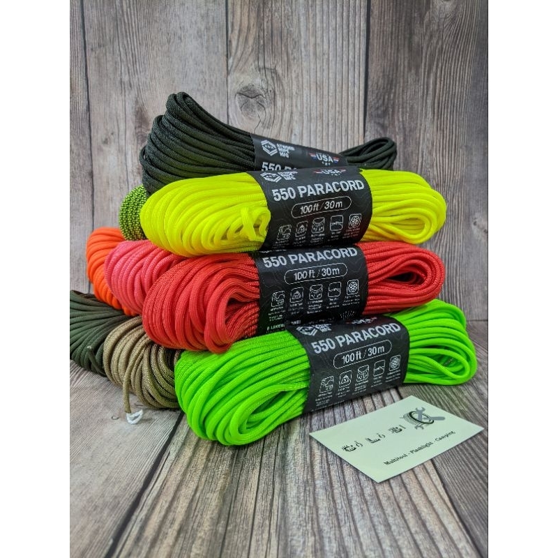 ATWOOD ROPE 550 LB DÂY PARACORD [Hàng chuẩn, shipUS]