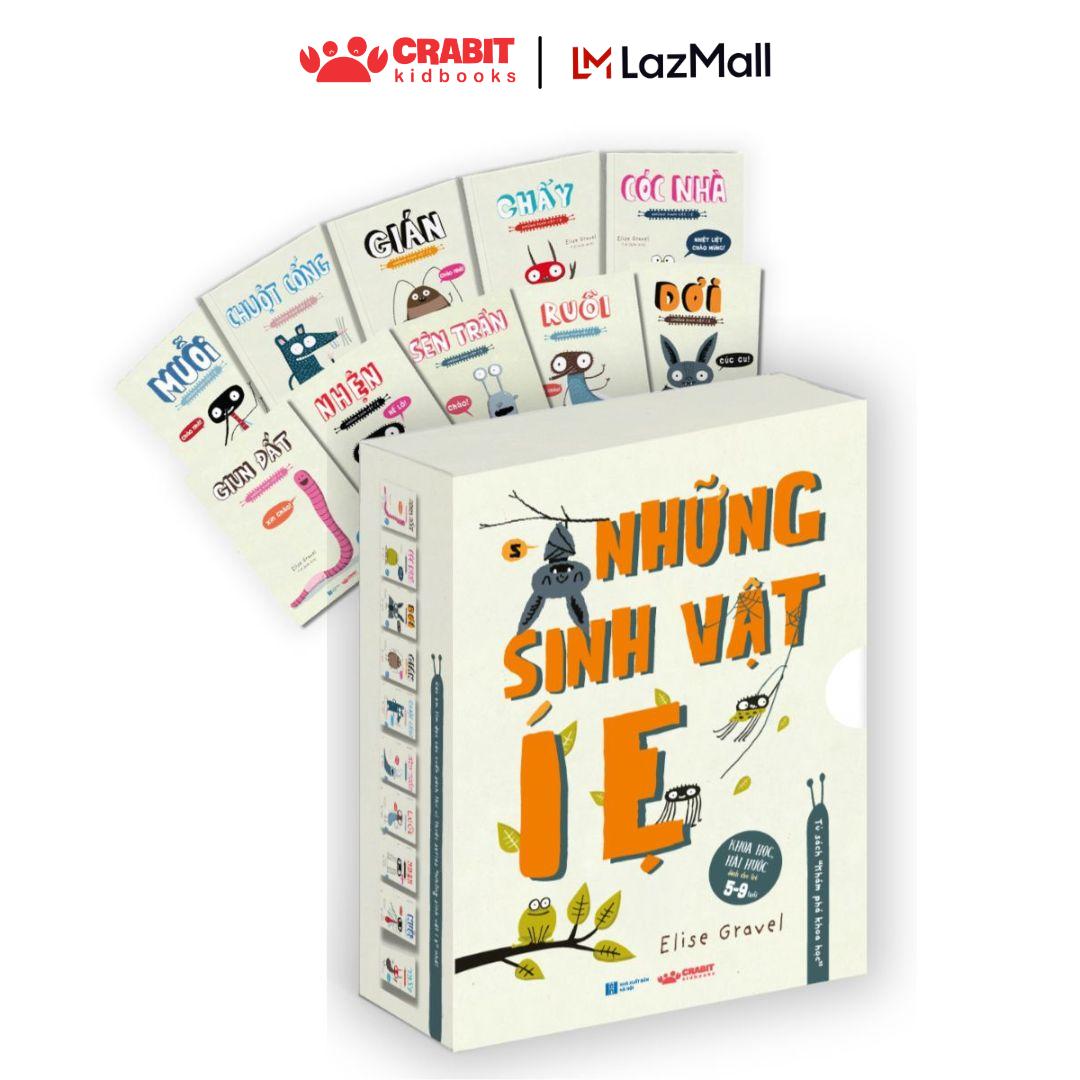 Sách - Bộ những sinh vật í ẹ - Nhận biết con vật cho bé - Khoa học vui nhộn - Crabit Kidbooks