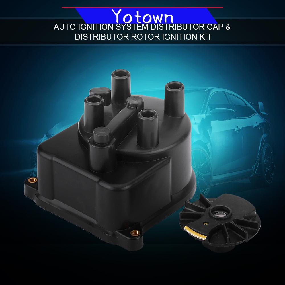 Yotown Bộ phân phối hệ thống đánh lửa ô tô 30102 P54 006 Bộ phân phối tự động Cap & Nhà phân phối Bộ đánh lửa cánh quạt phù hợp cho Honda 92-00