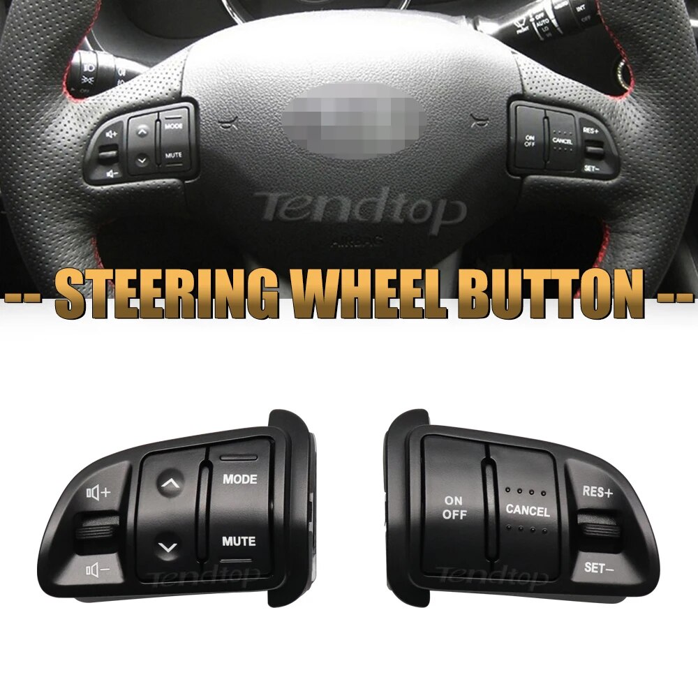 For kia sportage 2011 2012 2013 2014 2016 multifunction steering wheel cruise control button bluetooth audio phone volume switch