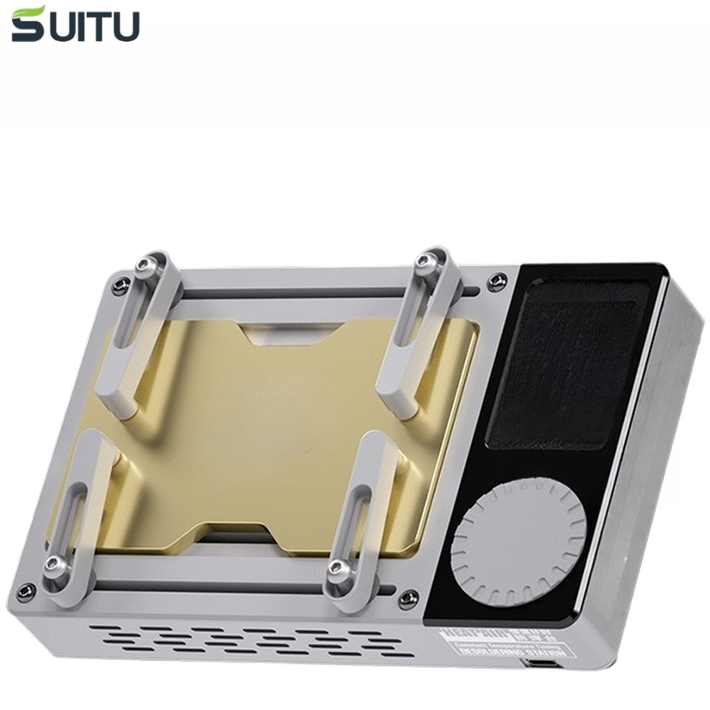 ชิ้นส่วนและอะไหล่อิเล็กทรอนิกส์ SUITU สำหรับ iPhone X-16 Pro Max แพลตฟอร์มอุ่นเครื่องที่ปรับให้เหมาะสมสำหรับ Chip Rework Station ราคา 8,640 บาท*ส่งฟรี
