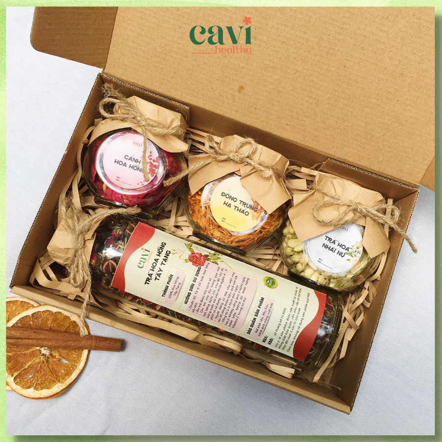 Hộp Quà Trà Hoa Sấy Lạnh Enjoy Tea, Set Quà Trà Hoa Tặng Dịp Thầy Cô 20/11