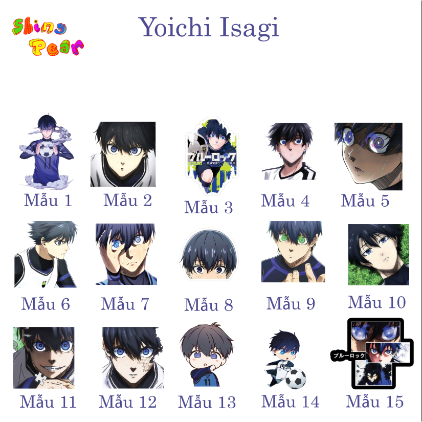 [Blue Lock] - Móc khóa / Móc chìa khóa Isagi Yoichi - Isagi anime/manga Blue Lock làm quà tặng|Shop 