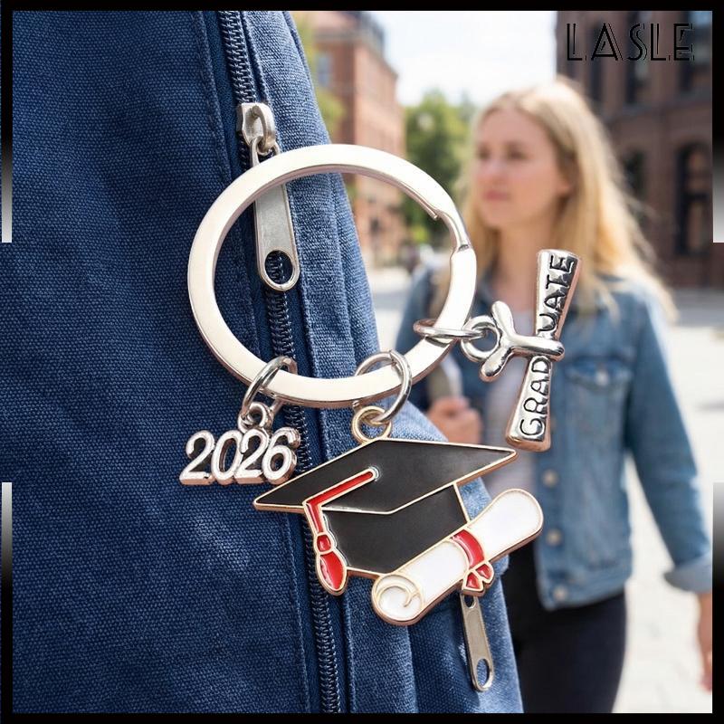 Lasle 2026 Tốt Nghiệp Keychain Kim Loại Cap Gown Quyến Rũ Cho Sinh Viên Lễ Món Quà Số Lượng Lớn Tốt Nghiệp Hiện Nay