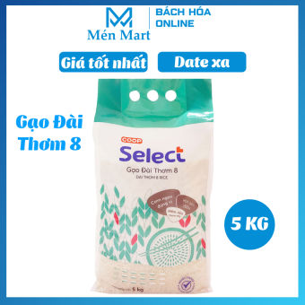 Gạo Đài thơm 8 Coop Select 5kg
