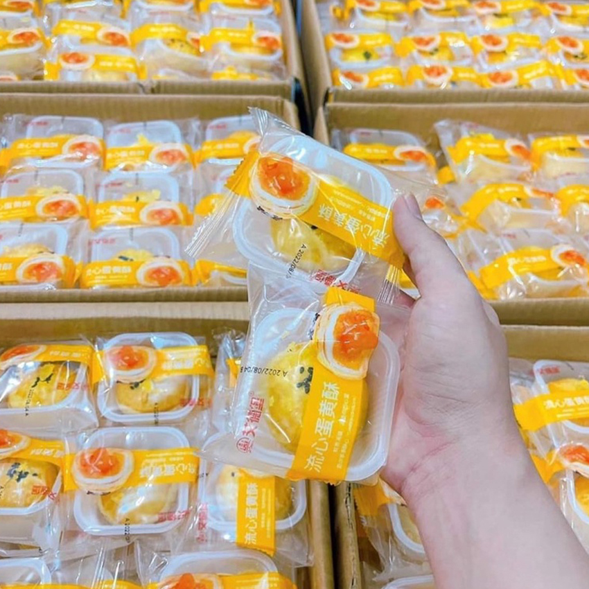 Combo 10 Bánh Liu Pía Trứng Muối Tan Chảy Đài Loan Ngàn Lớp B08 - Chuyên Sỉ TPNK