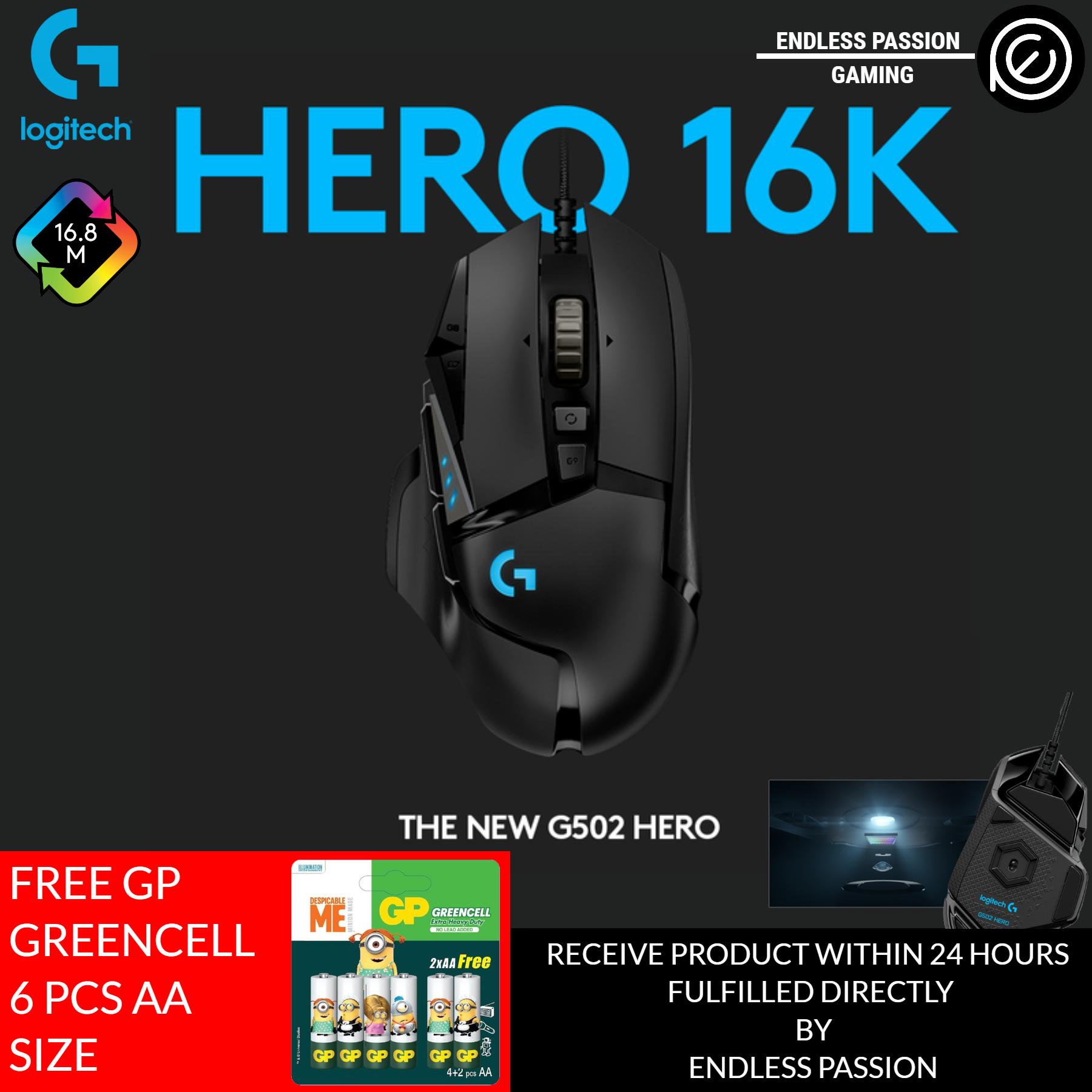 Logitech G502 HERO RGB Tunable with 11 Programmable Buttons