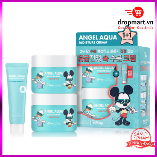 Kem dưỡng ẩm Angel Aqua Moisture Cream Disney 150mlx2 + 30ml (gift)