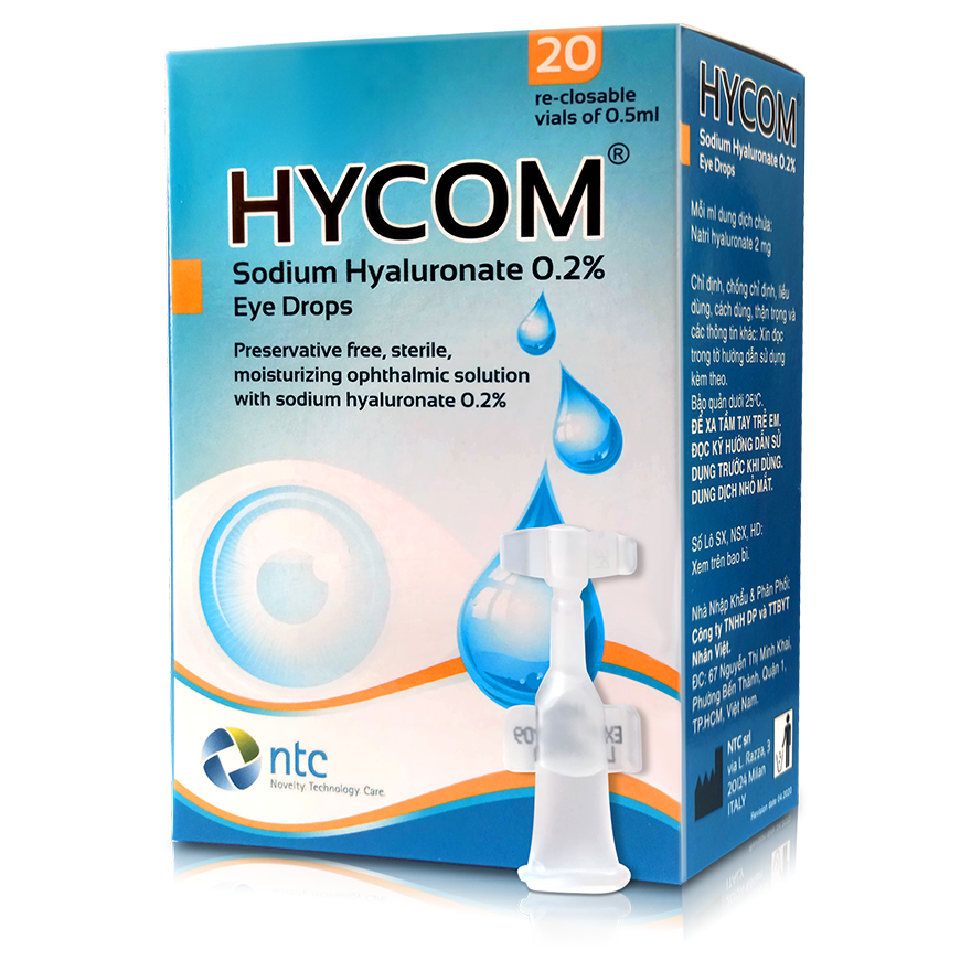 Hycom nước mắt nhân tạo số 1 của Châu âu - Khi đeo kính áp tròng trong thời gian dài, khô mắt, rát, ngồi máy tính