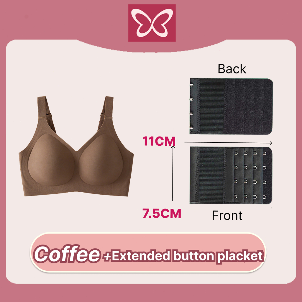 [Plus Size]Chicee Women Seamless Bra for Big Chest Minimizing for Chubby Gathering Side Breast Push-Up Full Cup Anti-Sagging Womenswear Lingerie Bridal Basic Supported Comfortable - Image 3