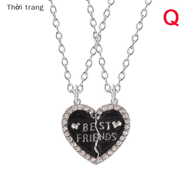 SEHENA 2 chiếc Vòng cổ mặt dây chuyền cặp đôi tình yêu mật ong bạn thân thời trang cầu vồng Quà Tặng