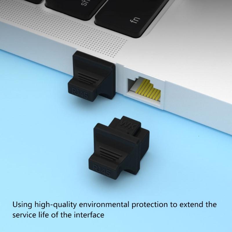 Thân thiện với Silicone RJ45 Ethernet jack cắm bìa chống bụi Cap cho RJ45 cổng cap văn phòng nhà mạng bảo vệ