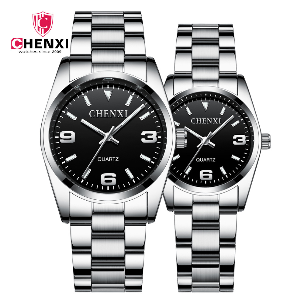 Chenxi Couple Watch Wholesale Men's Watch Women's Watch Luminous Watrproof Watch Couple Watch