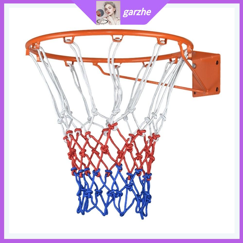 GARZHE24272 Bền bỉ Vòng rổ với Net Gắn tường Phụ kiện tập luyện bóng rổ  Vành bảng rổ Thiết bị thể thao bóng rổ Sử dụng ngoài trời