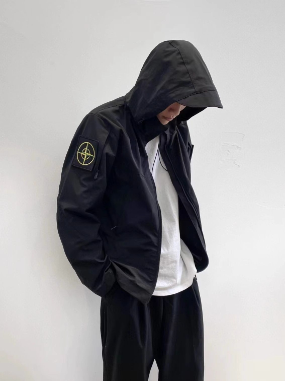 Stone Island Áo khoác leo núi ngoài trời Stone Island