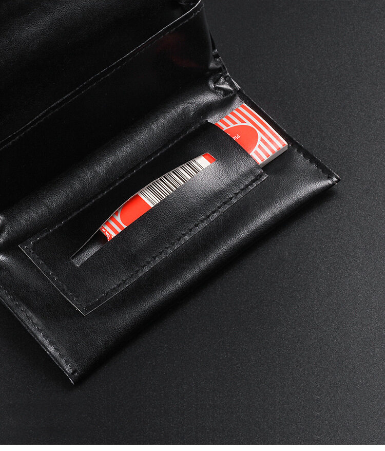 Tragbare Tabaktasche Aus Leder Mit Reißverschluss Und Schnalle_voghion.com