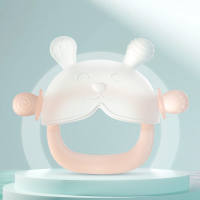 Baltra Baby Teether Rabbit BpaFree Biting Food Grade Material Silicone Gloves Teether Baby Toy