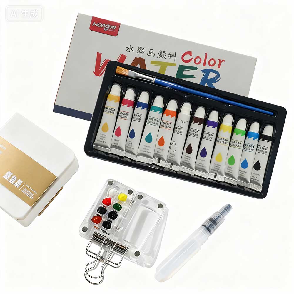 【Stock-On Sale】Tobios Pocket-Aquarellset Mini Watercolor Paint Set Watercolor Kit