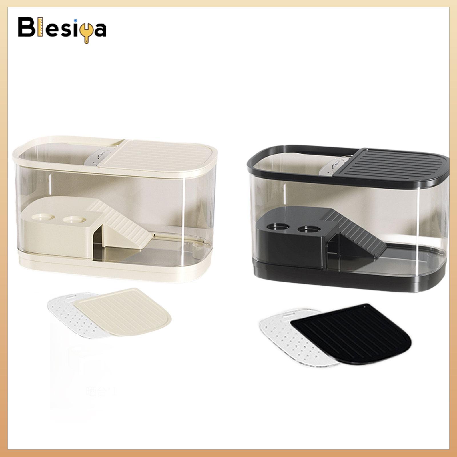 Turtle Tank Turtle Aquarium Sturdy with Covers with Basking Platform for Snake Terrapin Leopard Amphibians Bearded Dragon ราคา 27,908 บาท*ส่งฟรี