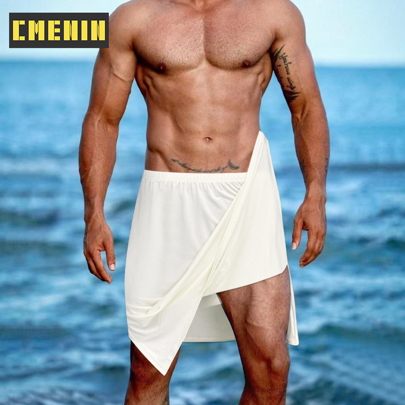 CMENIN ADANNU 1 Quần lót nam kiểu dáng thể thao Modal Quần lót nam Boxer Quần đùi có thể đảo ngược có đường xẻ cao một bên Quần lót mềm mại Quần lót nam Quần đùi Bxoers Masculino AD7370