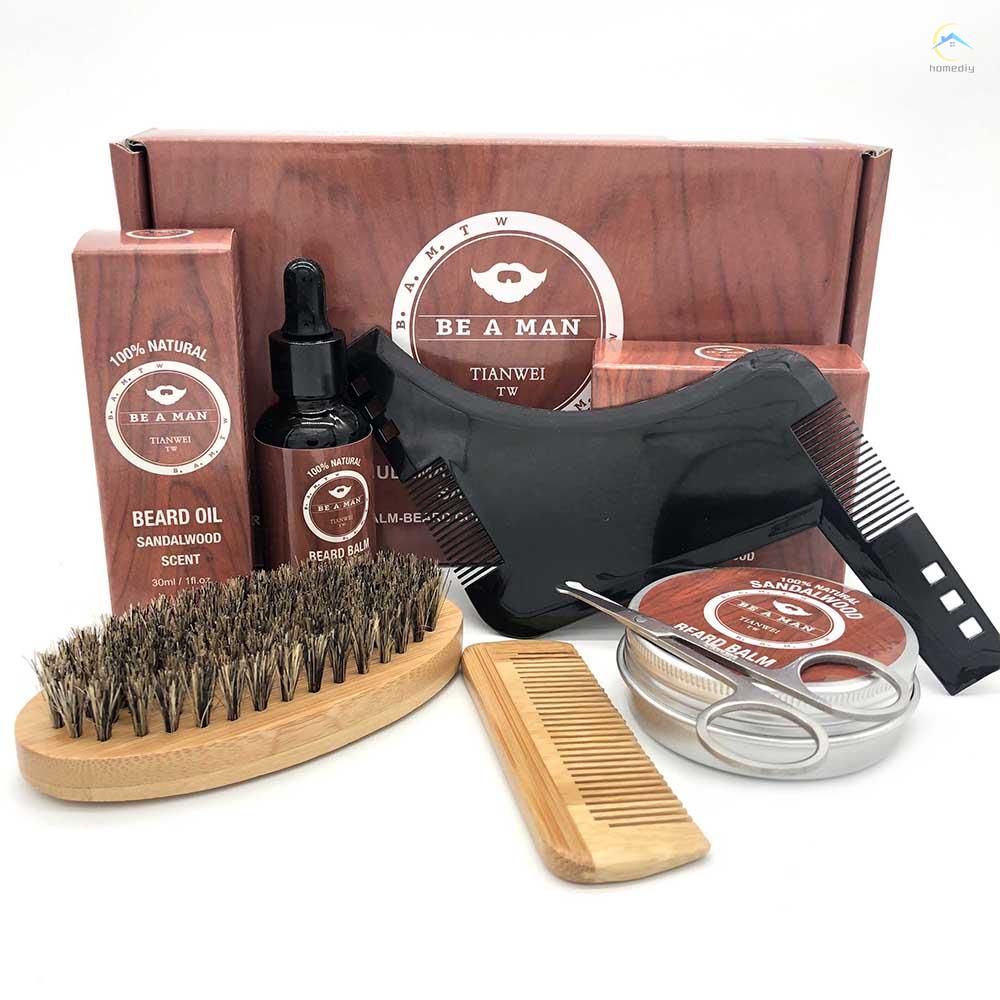 Bộ 6 Dụng Cụ Chăm Sóc Râu Chuyên Dụng Cho Nam