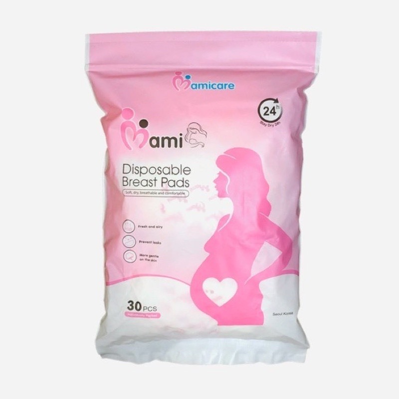 TÚI 30-100 MIẾNG THẤM SỮA CAO CẤP siêu thấm hút Mami Care Hàn Quốc