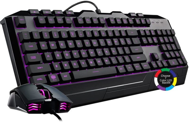Cooler Master Devastator 3 Gaming Keyboard & Mouse Combo, 7 Color Mode LED Backlit, Media Keys, 4 DPI Singapore