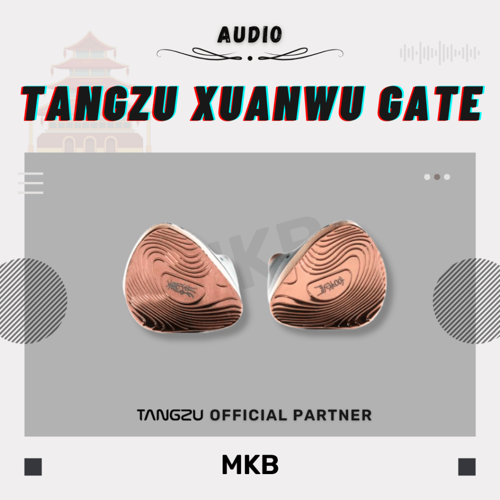 [READY STOCK] Tangzu XuanWu Gate 1DD+4BA +2EST IEM HIFI Hybrid Driver Multi-Driver 2 pin 0.78mm Cable Aluminum Alloy