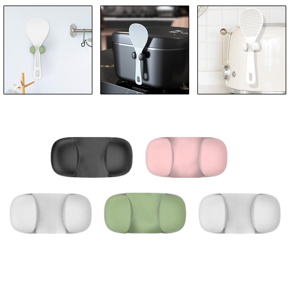 Giá đỡ bếp hộ gia đình thuận tiện muỗng cơm giá lưu trữ tiết kiệm không gian nhà tổ chức Scoop chủ