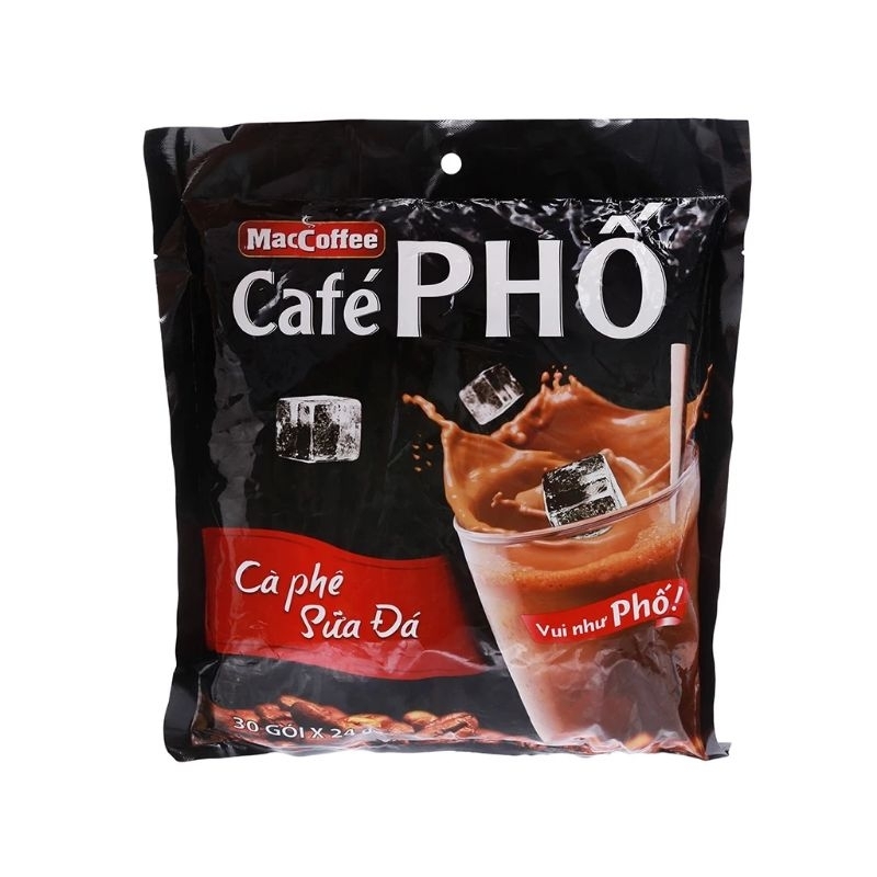 Cà phê phố sữa đá 30gói x 24g
