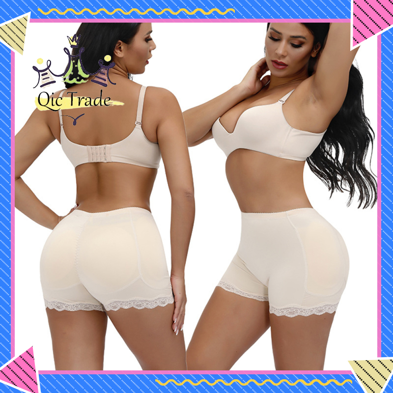 【Hàng Mới Về✨】Quần ren cao eo bụng Nylon mông giả quần hông cơ thể điêu khắc