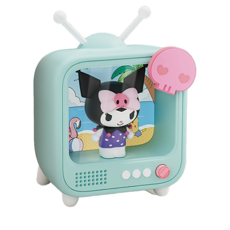 1pc Desk Lamp lampu tidur aesthetic Warm Cozy Light Sanrio TV Channel Series Luminous Ornaments