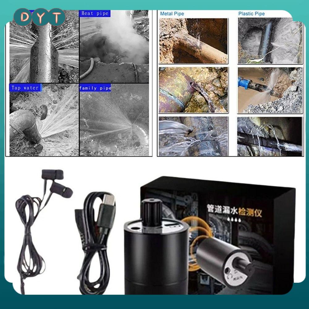 DYT Pin Lithium Máy dò rò rỉ nước Thiết bị chống nghe lén Ống xây dựng Máy dò đa chức năng Đa chức năng Ống đa dạng Máy dò âm thanh