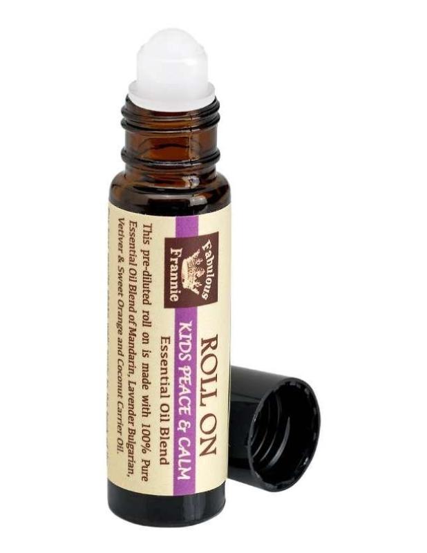 Buy Kids Peace & Calm (Mandarin, Lavender Bulgarian, Vetiver & Sweet Orange Essential Oils Blend) 100% Pure Essential Oil roll-on (Premium USA Fabulous Frannie) Singapore