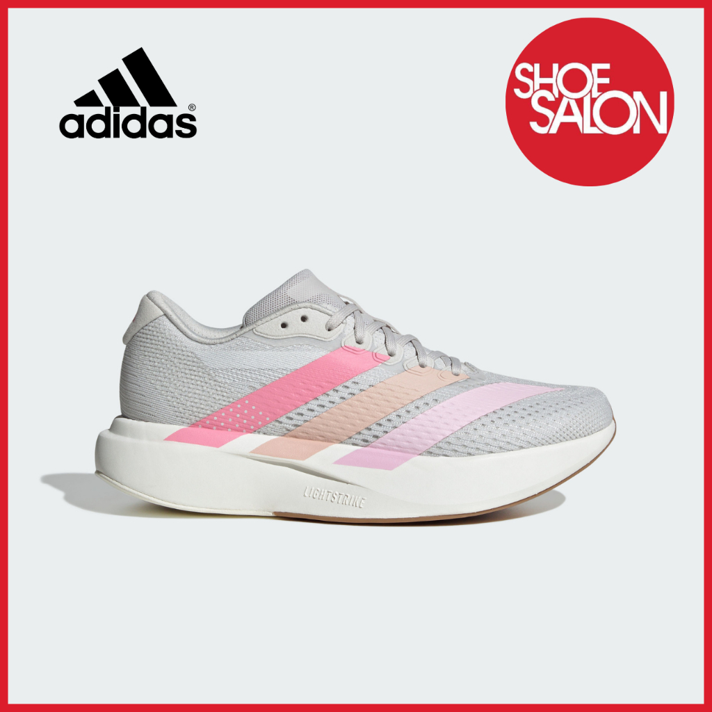 Adidas ADIZERO PACER Women's Running Shoes Grey One/Bliss Pink/Core White KZ8974