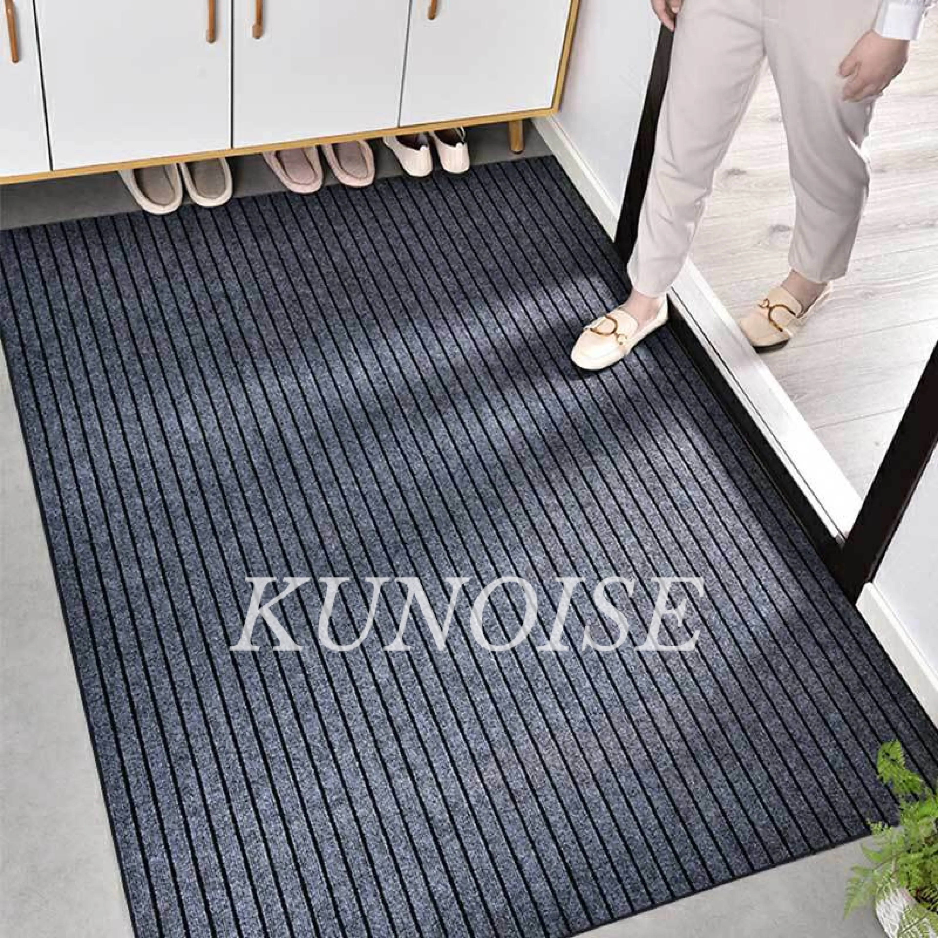 KUNOISE YEYA สามารถตัดได้,พรมปูพื้น,พรมเช็ดเท้า,พรมทางเข้า,พรมประตู,ของใช้ในครัวเรือนดูดซับและแผ่นกันลื่น,พรมปูพรมเต็ม - รูปที่ 1