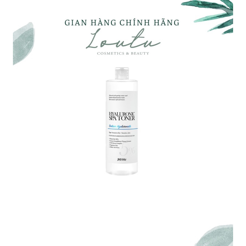 Nước hoa hồng Toner Badskin Hyaluronic Spa Toner or Collegen Bomb Ampoule 500ml
