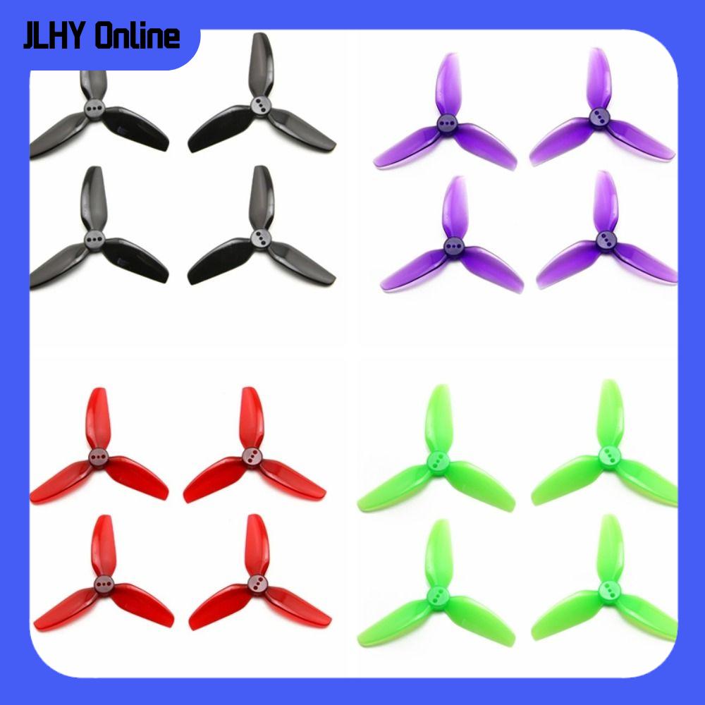 JLHY ONLINE 2Pairs 3inch Cánh quạt Prop t3x3x3 PC 3 lưỡi Cánh quạt tiến và lùi Bền Chống rơi Tăm Điệ